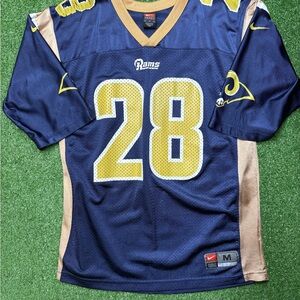 Vintage Y2K Nike Rams Nick Faulk Jersey #28